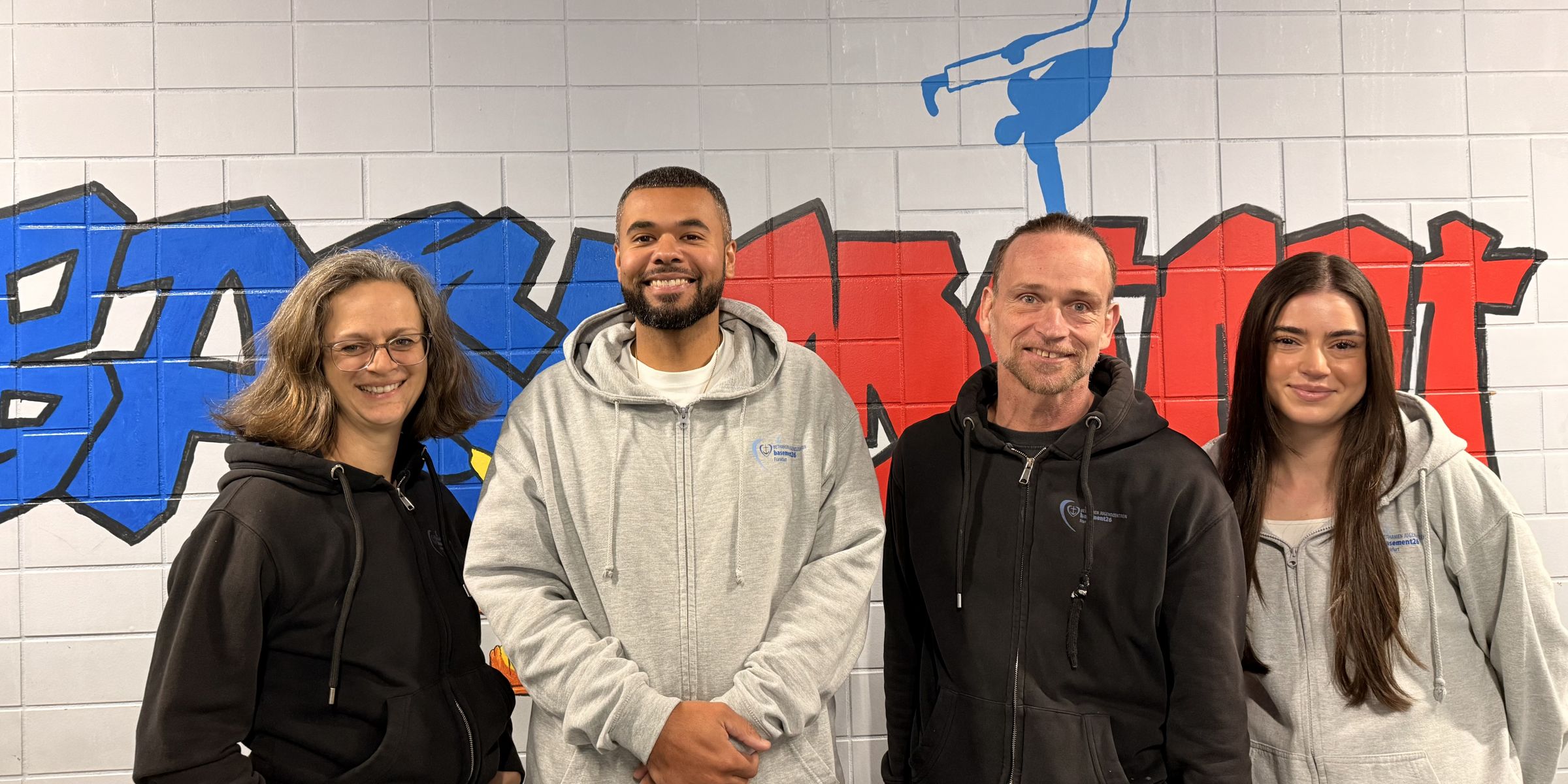 Teamfoto des JuZe basement26 in Frankfurt