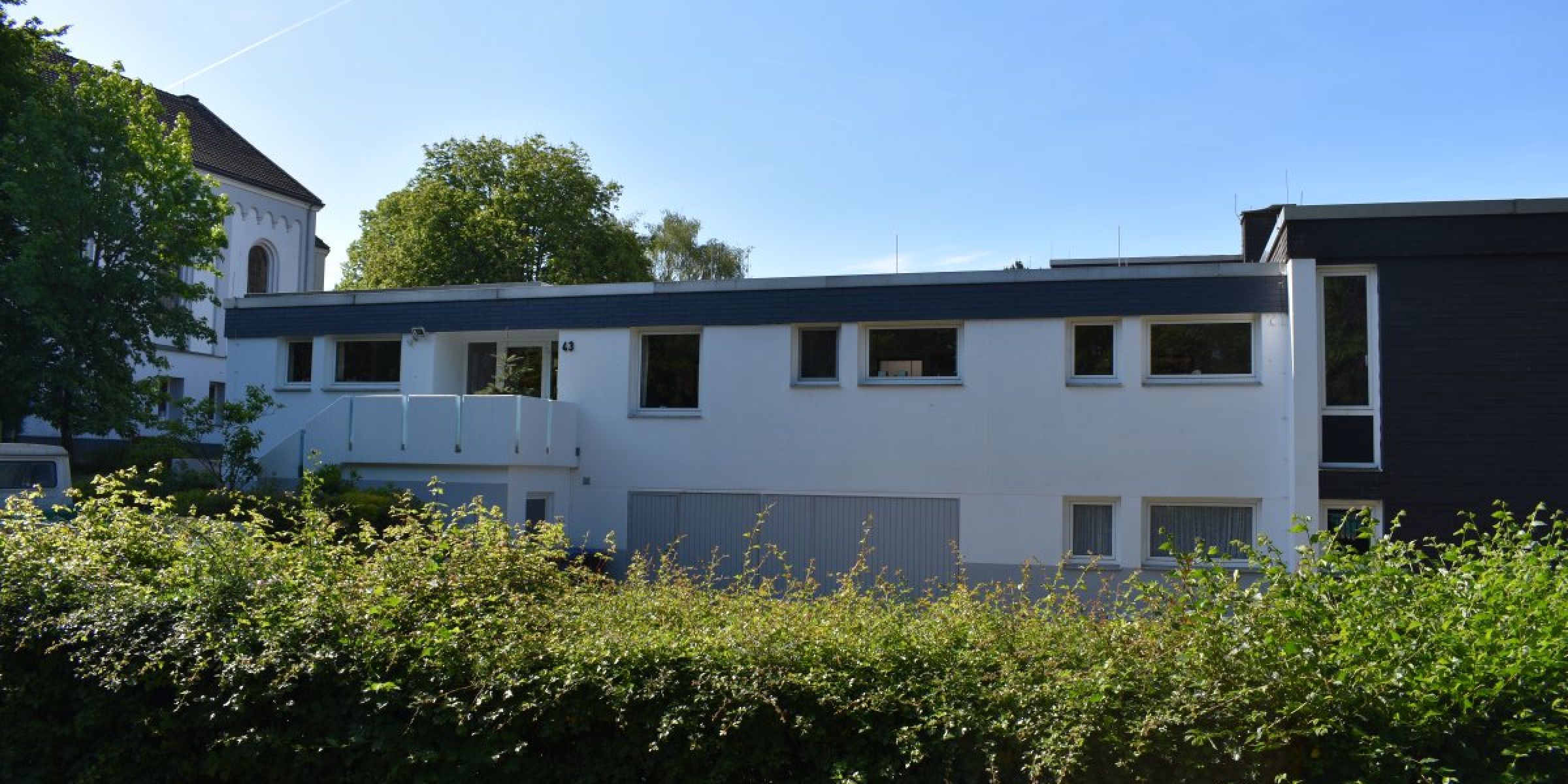 Das Gebäude der Ev. Kita Widdert