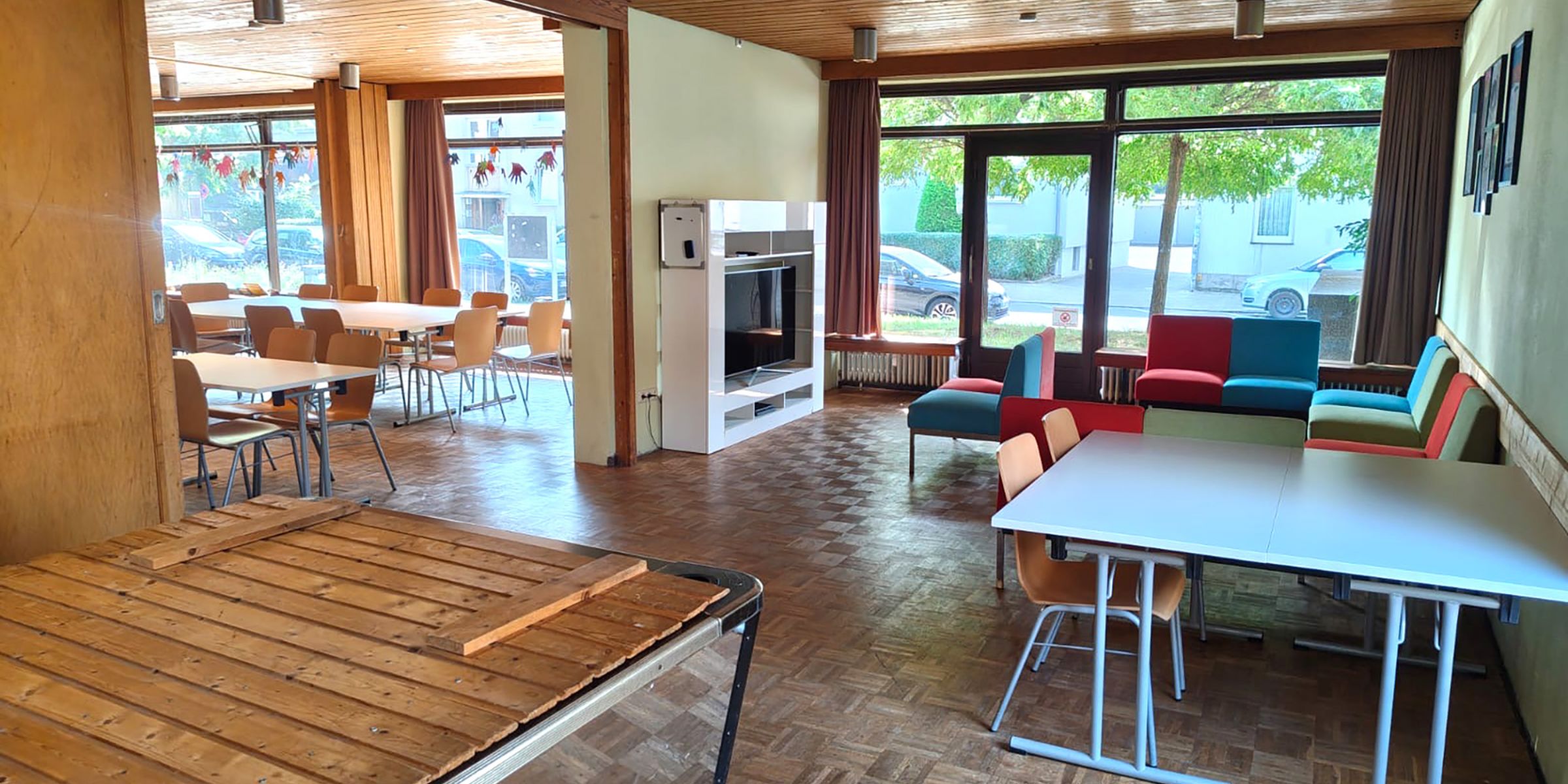 Ein Aufenthaltsbereich im JuZe Kreuzstraße