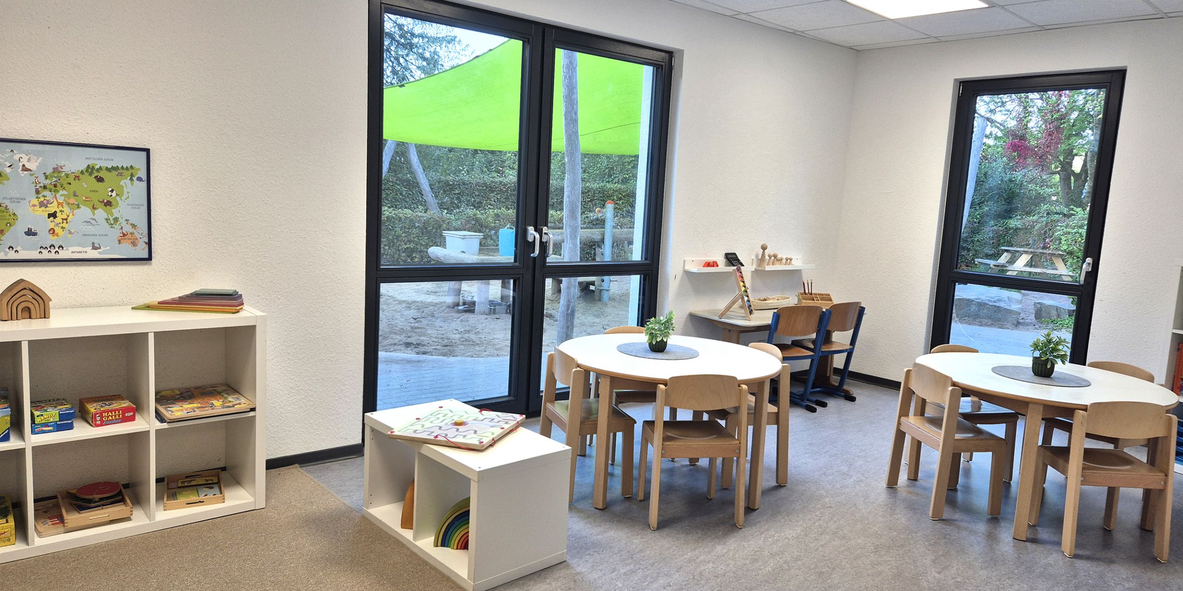 Ein Gruppenraum der Kita Kater am Berg.