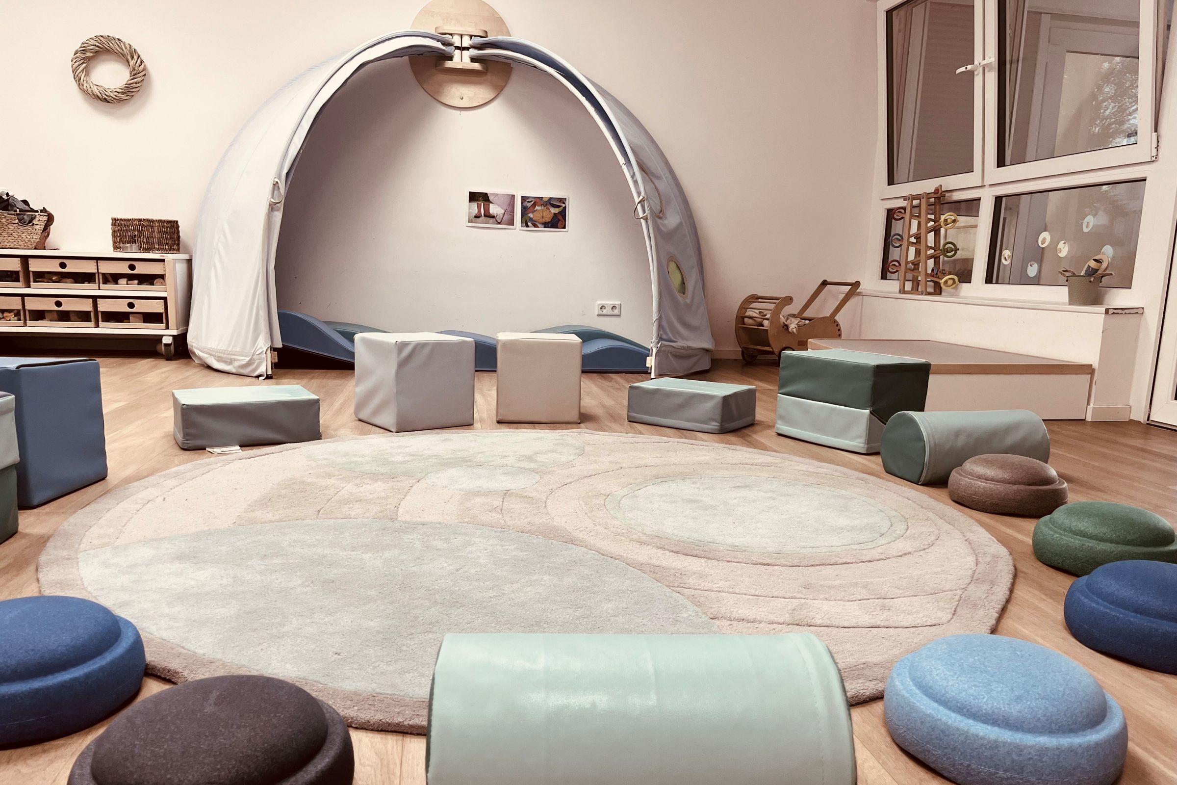 Der Gruppenraum für Kinder unter 3 Jahre 