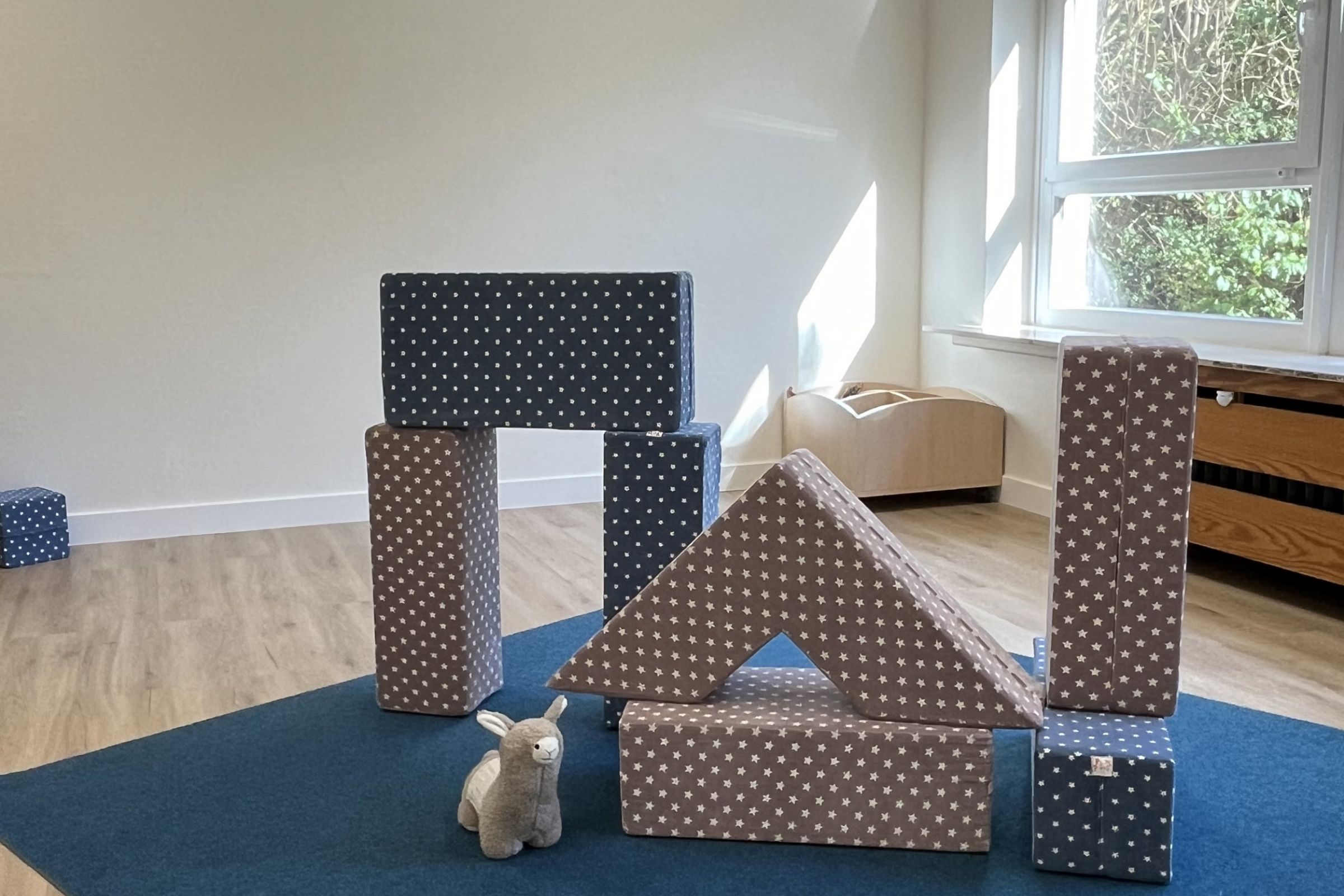 Bauklötze in der Kita Die kleinen Strolche