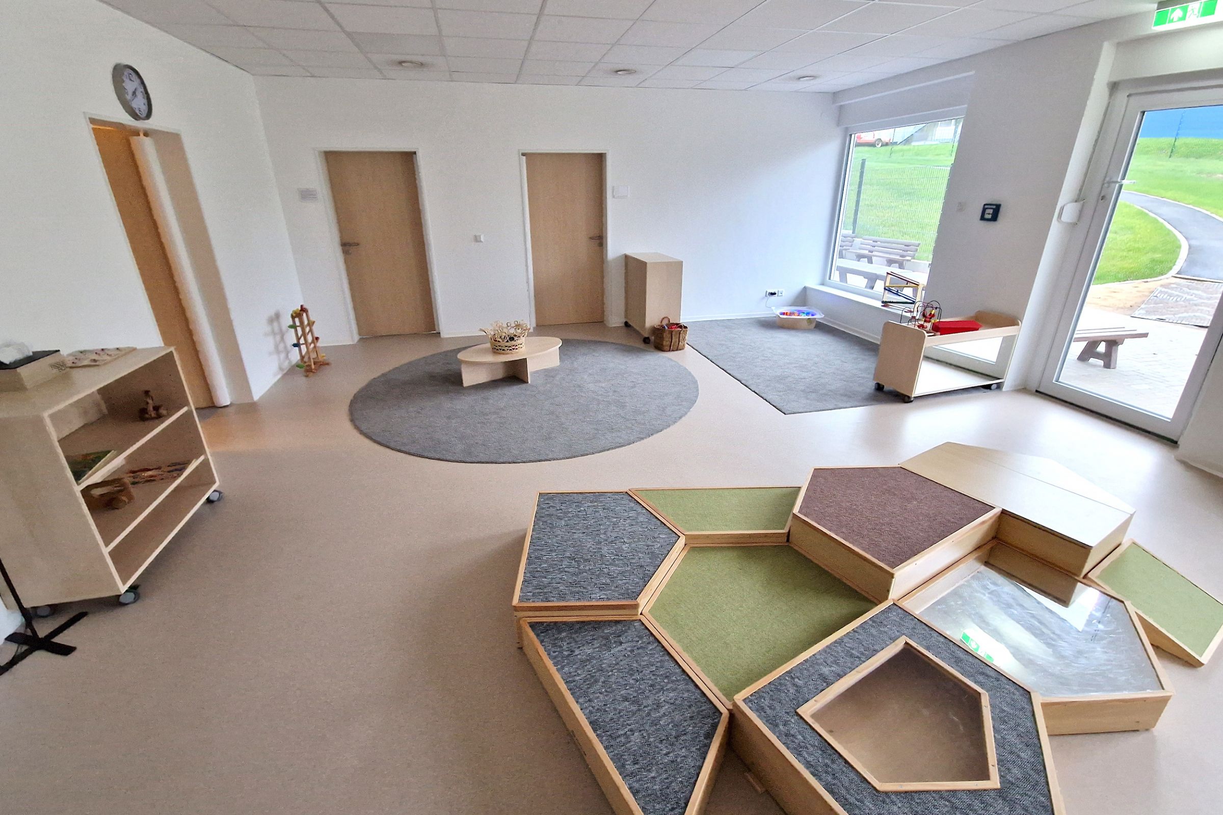 Der U3 Gruppenraum der Kita. 