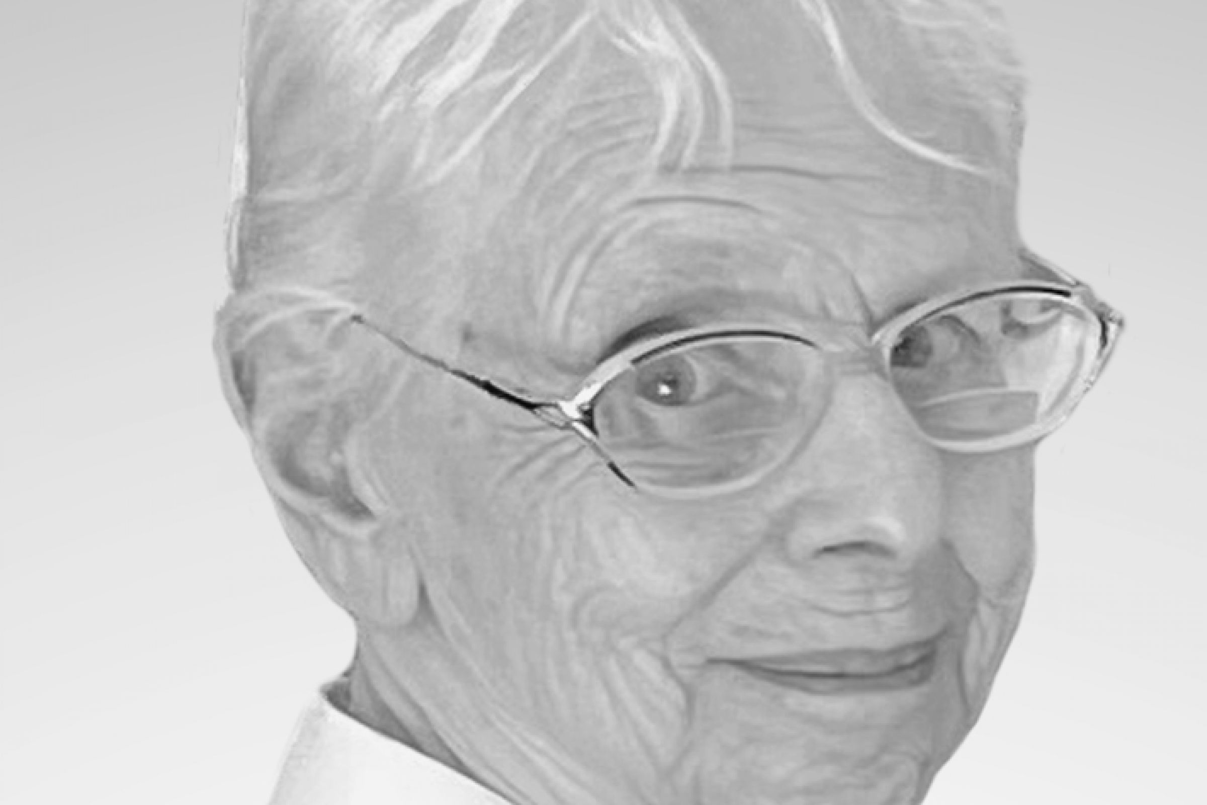 Portraitaufnahme der verstorbenen Diakonisse Gisela Weigel