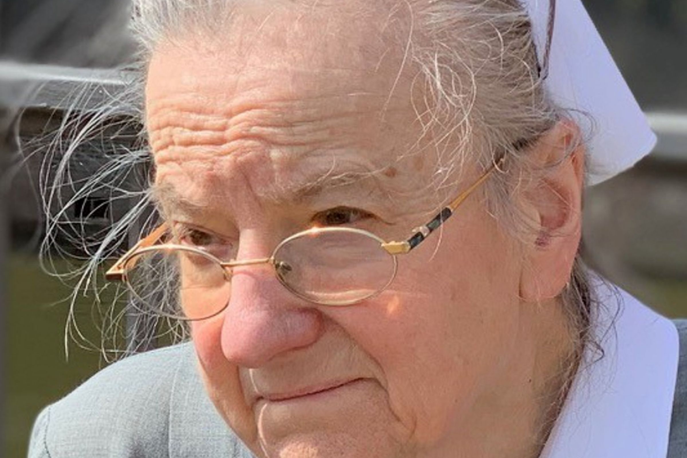 Eine Portraitaufnahme von Schwester Lieselotte Farber