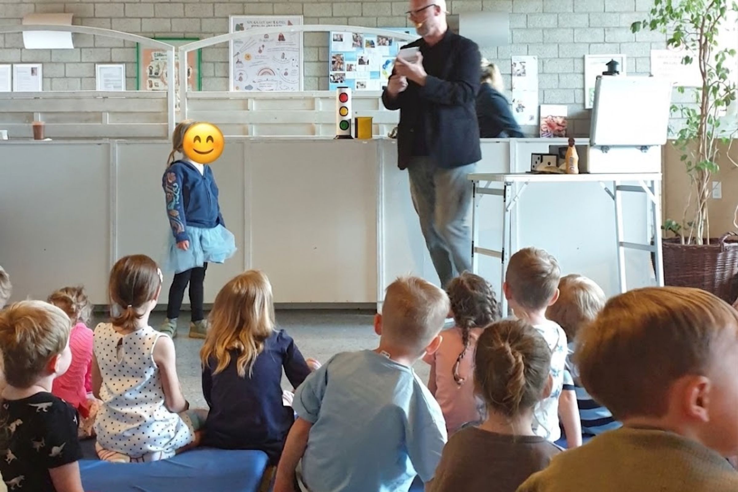 Die Kinder beim Tag der offenen Tür
