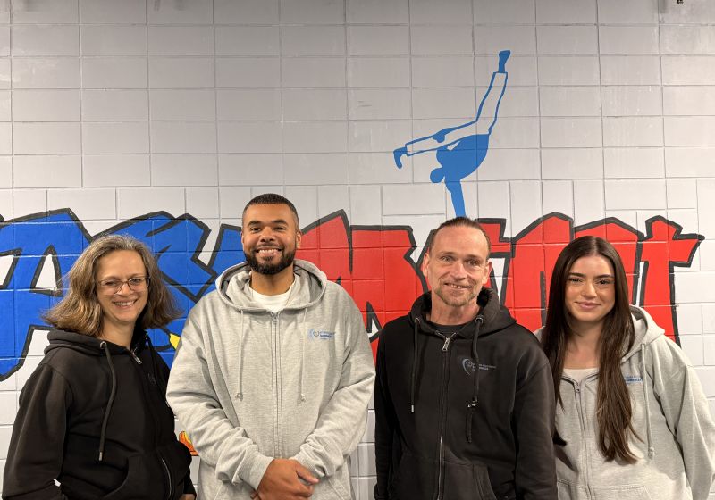 Teamfoto des JuZe basement26 in Frankfurt