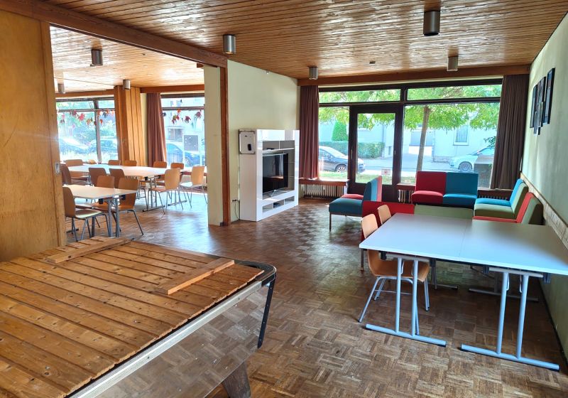 Ein Aufenthaltsbereich im JuZe Kreuzstraße