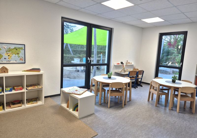 Ein Gruppenraum der Kita Kater am Berg.