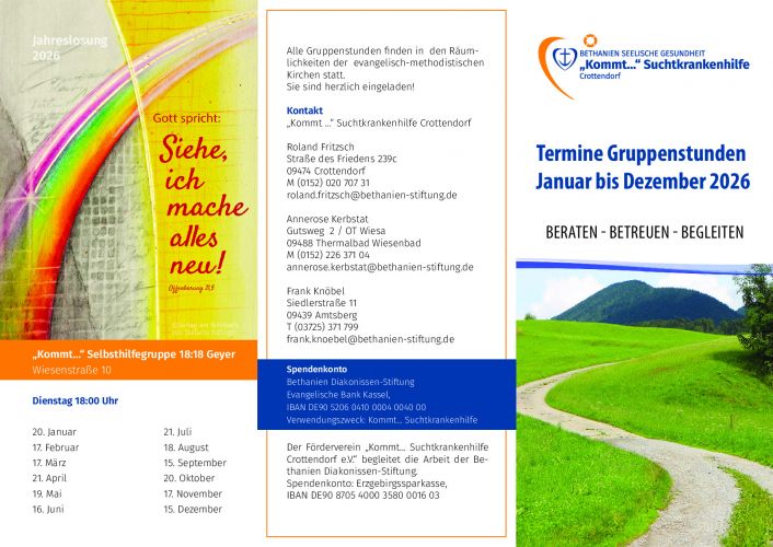 Terminflyer Kommt Suchtkrankenhilfe 2026